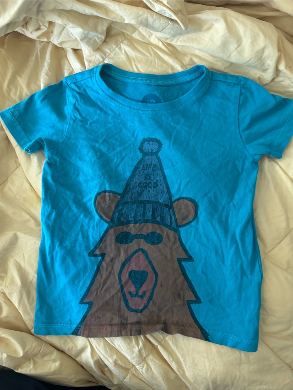 life is good t-shirt size 4